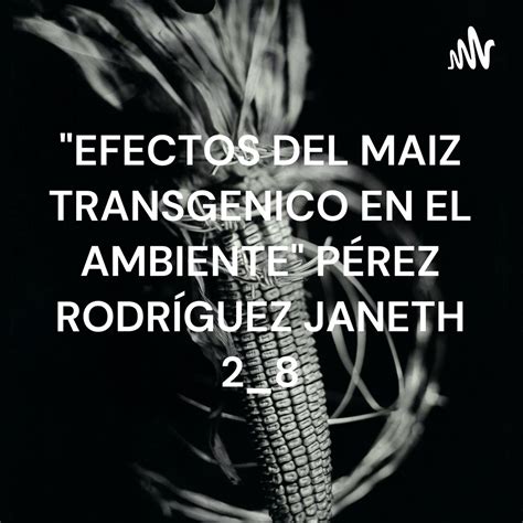 Podcast "EFECTOS DEL MAIZ TRANSGENICO EN EL AMBIENTE" PÉREZ RODRÍGUEZ JANETH 2_8 - Apple Podcasts