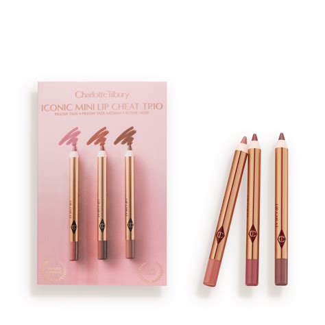 Charlotte's Iconic Lip Cheat Trio: Travel Size Nude + Pink Lip Liners ...