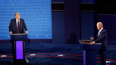美国大选：特朗普Vs拜登首场电视辩论全程直击 - BBC 中文网