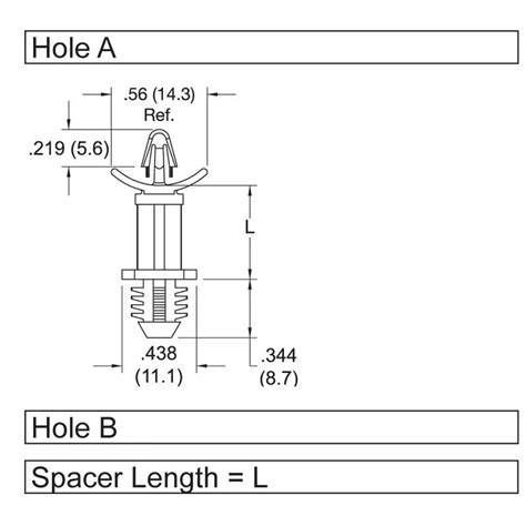 Buy SRBHDL - Blind Hole Mount Circuit Board Supports | Essentra ...