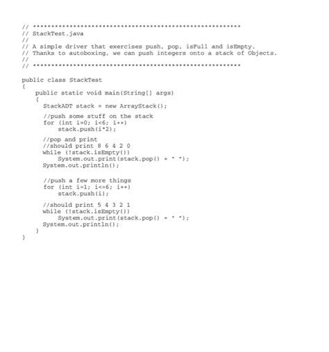 Image result for Array to Stack Java