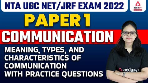 Image result for UGC Net First Paper Communication