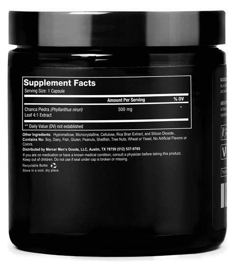 Buy Mercer Men's Goods - Chanca Piedra (Phyllanthus Niruri) Stone ...