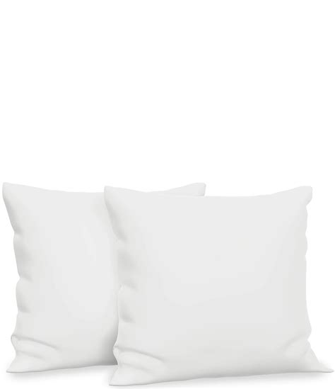 BodiPEDIC Fiber Filled Square Euro Pillow Insert, Set of 2 | Dillard's