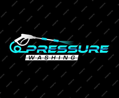 Premium Vector | Pressure Washing Business Logo Design template