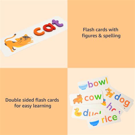 Buy Spelling Game | Learn to Spell with Wooden Alphabets & Flash Cards ...