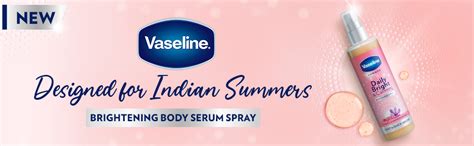 Vaseline Daily Bright & Calming Body Serum Spray 180ml, Feels Light and ...