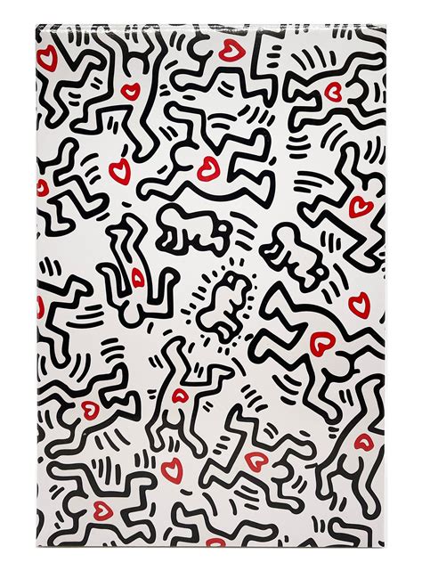 KEITH HARING x Be@rbrick 'Heart Figures (#8)' Art Figure Set | Keith ...