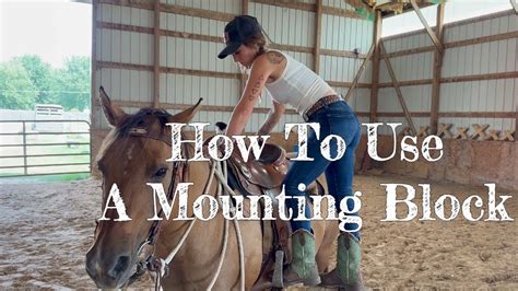 Image result for Mount Feom.a.mounting.block without Using Stirrups