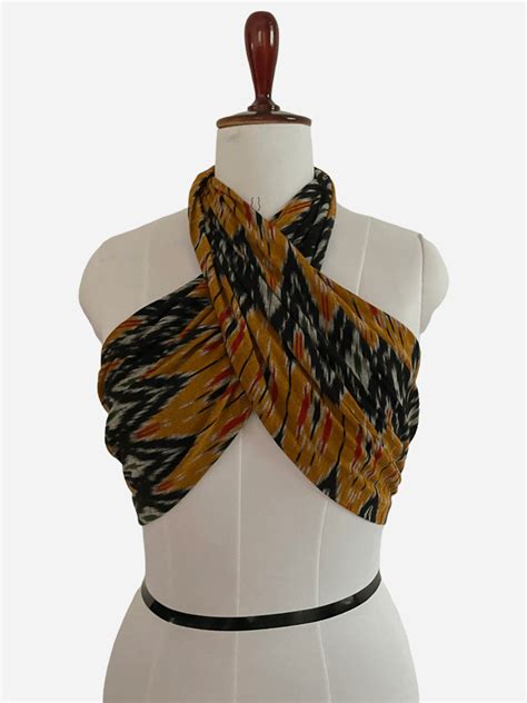 Halter Wrap Top – The Ikat Story