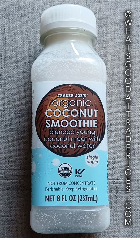 What's Good at Trader Joe's?: Trader Joe's Organic Coconut Smoothie