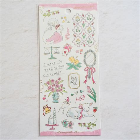 FULLSET ennui sticker アンニュイステッカー〈6種〉｜82083-82088 | シールと星座 双子座文具店