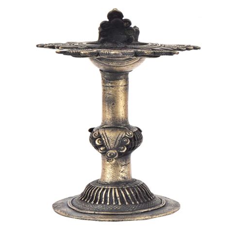 Brass Oil Lamp From Orissa Dhokra WorkÂ Bird Figurines