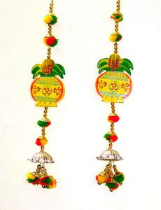 Nitya passion Kalash Wall/Door Hanging (Pair) Toran Price in India ...