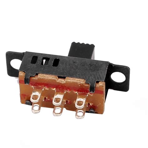 Buy 20Pcs 3 Position 6P DPDT Micro Miniature PCB Slide Switch Latching ...