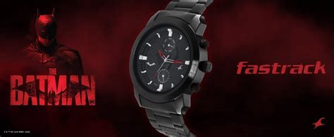 Buy Online Fastrack Batman Quartz Analog with Day and Date Black Dial ...