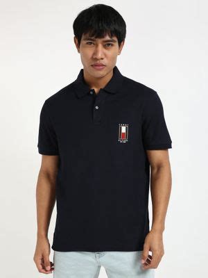 Buy Tommy Hilfiger Mens Blue Polo T-Shirt (2XL) Online