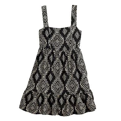 Juniors' Rewind Back-Tie Mini Dress