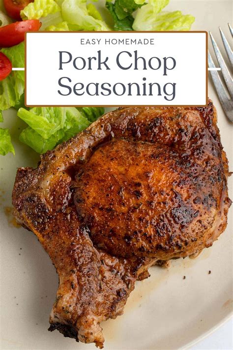 Homemade Pork Chop Seasoning - 40 Aprons