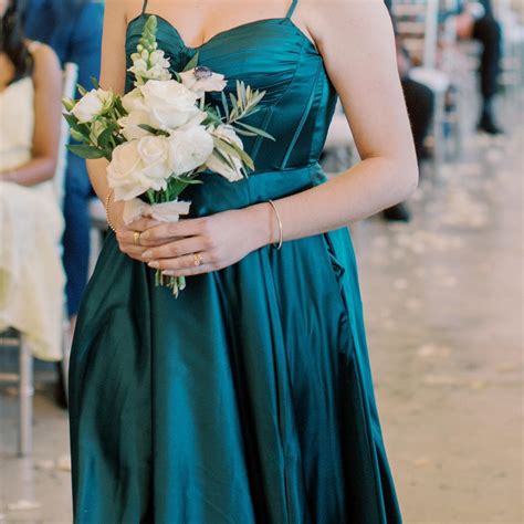 Emerald Green Floor-Length Gown (with pockets!) - Depop