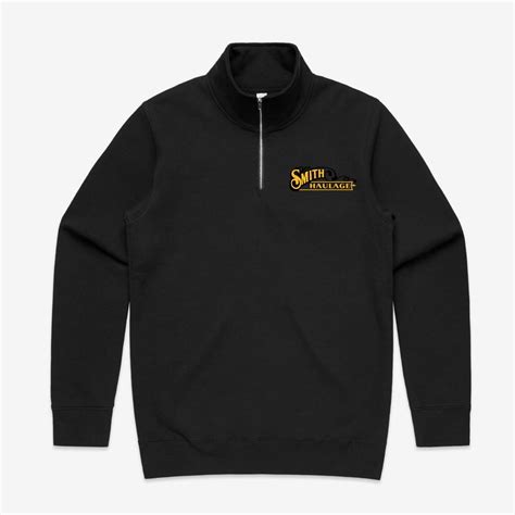 Mens Half Zip Crew - Smith Haulage