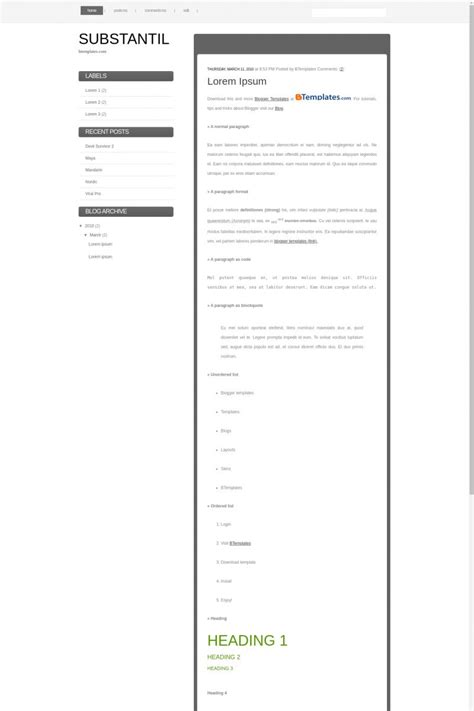 Image result for Substack Templates for Blogger