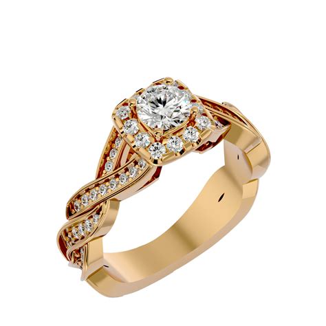 Lab Grown Solitaire Band Ring for Men & Women in India – Infinity Carats