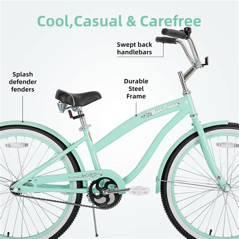 Buy JOYSTAR 20 24 26 Beach Cruiser Bike for Girls, Boys, Mens and ...