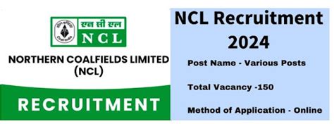NCL-Northern Coalfields Limited 150 posts Assistant Foreman Recruitment ...