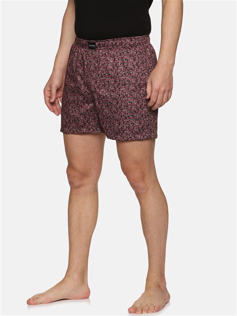 Shop Don Vino Men Brown Printed Boxer Shorts – Donvino
