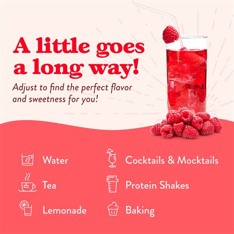 Sugar Free Raspberry Syrup | Skinny Syrups | Skinny Mixes