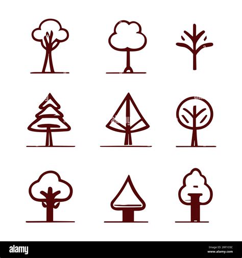 Image result for Tree Line Art Vector