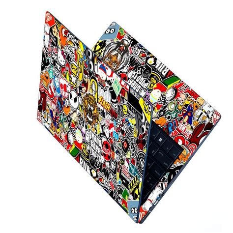 Tiger Sticker Bomb Laptop Skin – SkinsLegend