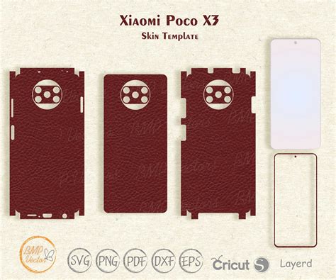 Buy Xiaomi Poco X3 Skin Cut Template Vector Xiaomi Skin Svg Cut Online ...