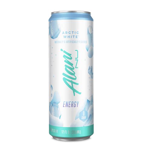 Alani Nu Arctic White Energy Drink - 12oz, Zero Sugar, 200mg Caffeine ...