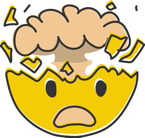 Image result for Emoji with Brain Exploding