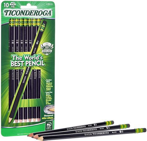 Dixon Ticonderoga Wood-Cased #2 Pencils, Pre-Sharpened - Walmart.com
