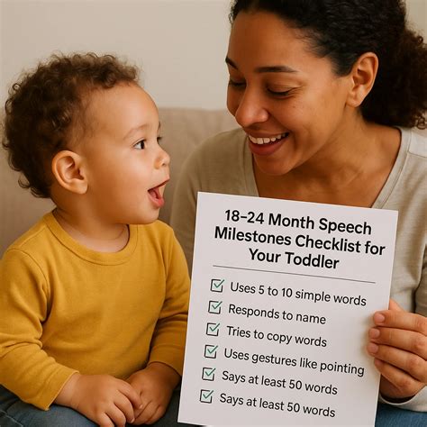 Is Your Toddler Talking Yet? 18-24 Month Speech Milestones Checklist