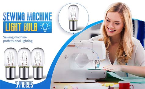 ALUCIFIC Glass Bulb for Sewing Machines (Pack of 2) - Compatible with ...