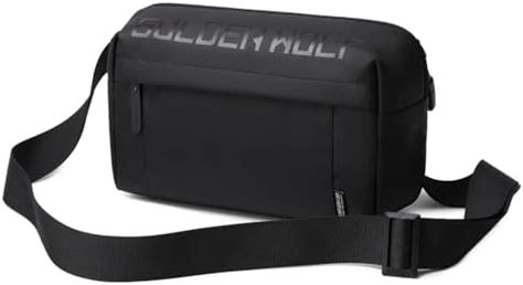 GOLDEN WOLF Sling Bag for Men 2.7L Small Side Bag for upto 8.3-inch ...