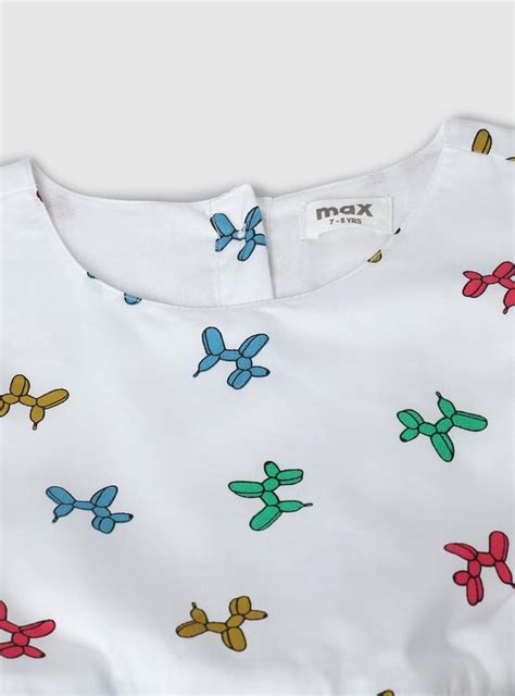 Buy Girls Printed Fit & Flare Dress Online at just Rs. 599.0 ...