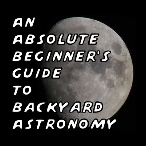 Backyard Astronomy Tips 的图像结果