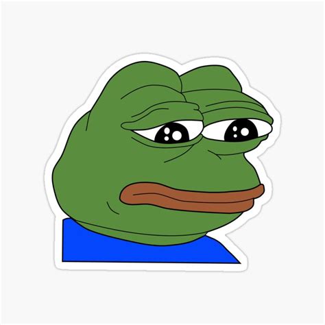 Buy Pepe Frog Feels Bad Man sticker Online at Best Prices in India ...