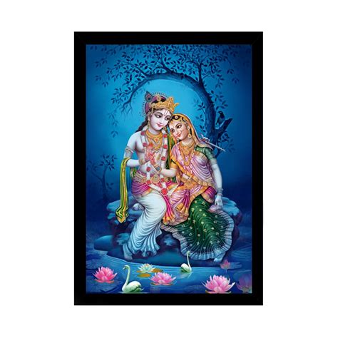 Dharvika Innovations Radha Krishna Photo Frame | Radha Krishna Painting ...
