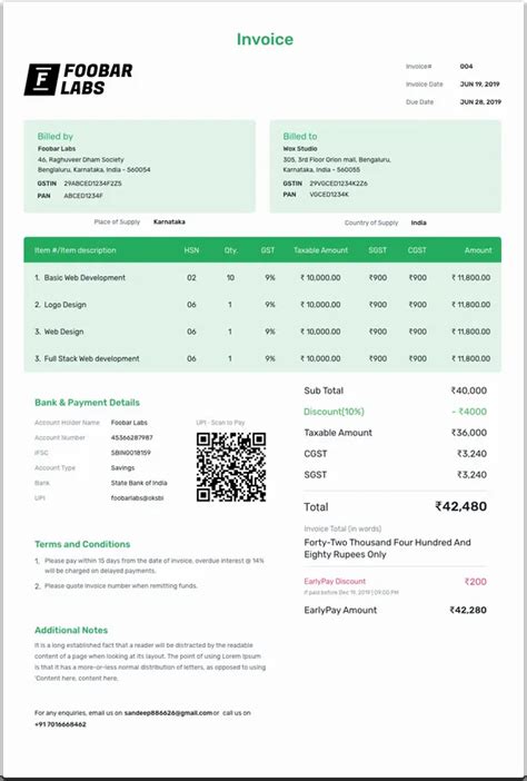 Proforma Invoice Format Templates | Free PO Generator