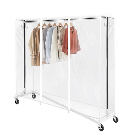 Greenstell Clothes Rack With Cover And Tube Bracket Industrial Pipe ...