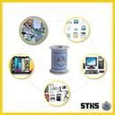 Gilhot Bharti Flux Cored Solder Wire Grade 60-40 SWG-18 (250gm) 0 W ...