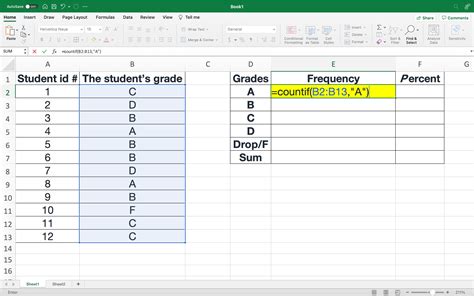 How Find the Mean of a Frequency Table Using Excel 的图像结果