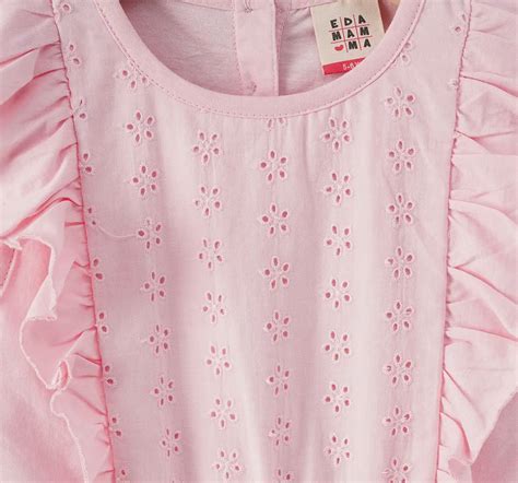 Ed-a-Mamma Sustainable Girls Solid Jumpsuit