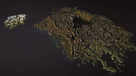 TESIII: Morrowind - Vvardenfell/Solstheim 3D Map - 3D model by v7x ...